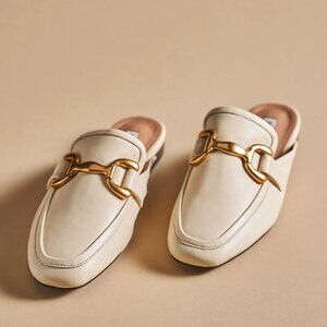 Bibi Lou Zagreb Slip On Loafers Ivory Size 40